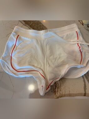 JoyLab White shorts with Red Trim